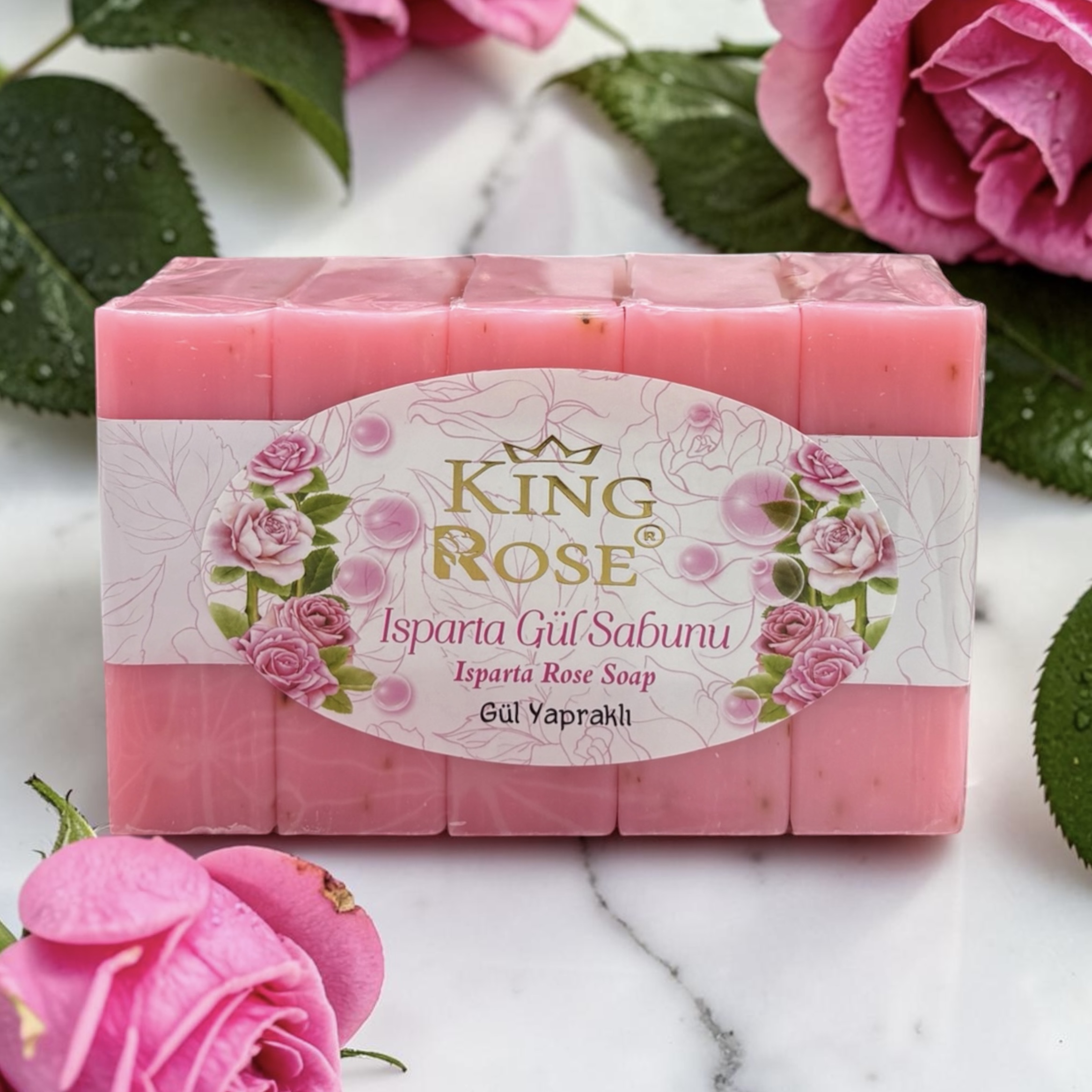 Kingrose Gül Sabunu 5x120gr