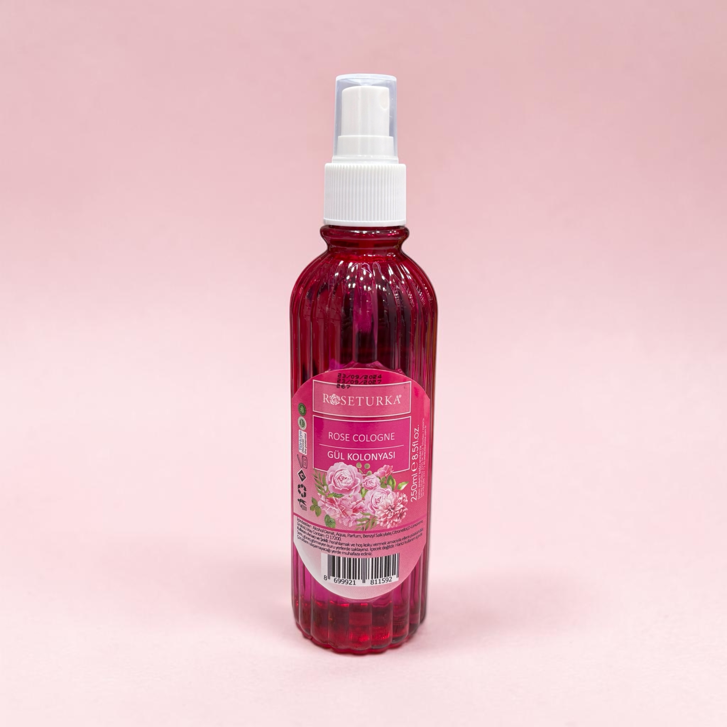 Roseturka Gül Kolonyası Sprey 250ml