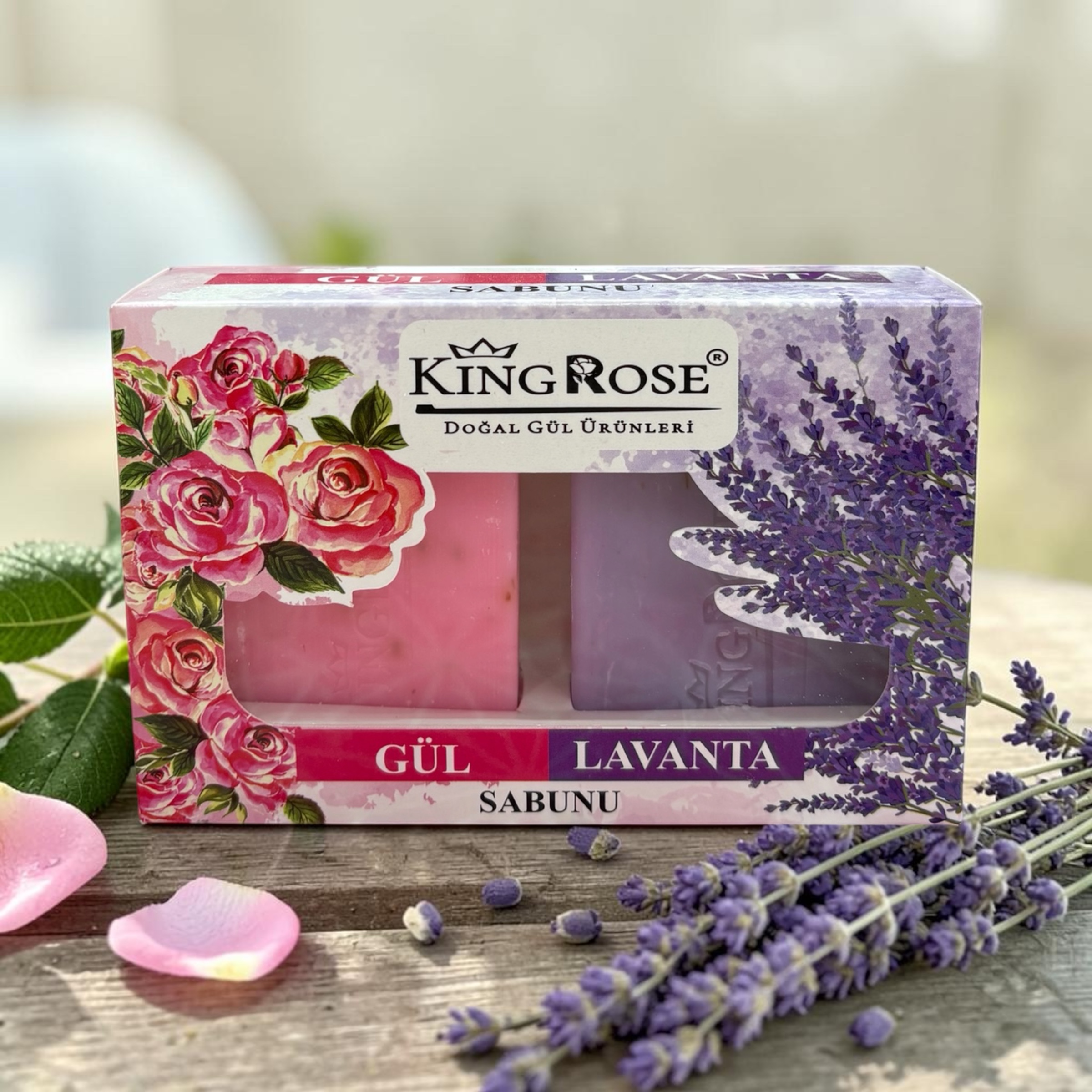 Kingrose Gül-Lavanta Sabunu 2x90gr