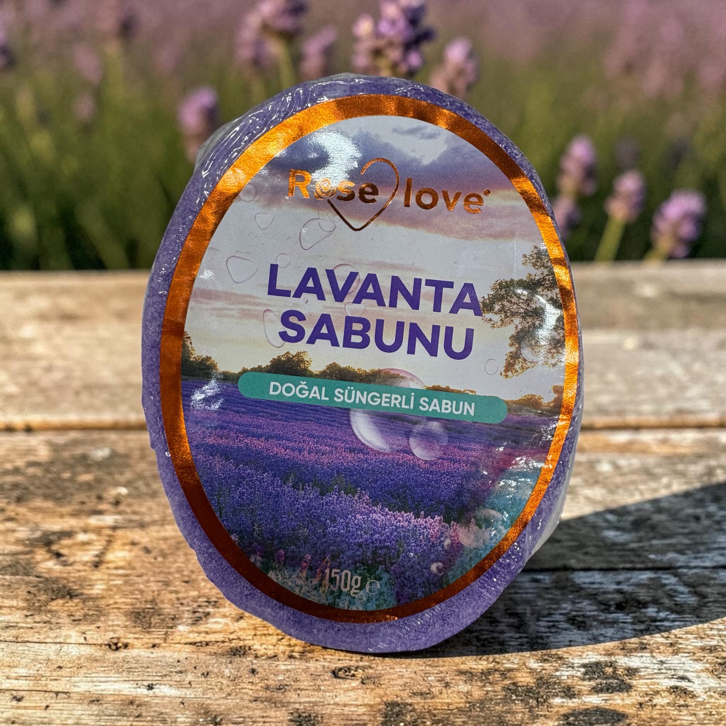 Rose Love Lavanta Sabunlu Sünger 150gr